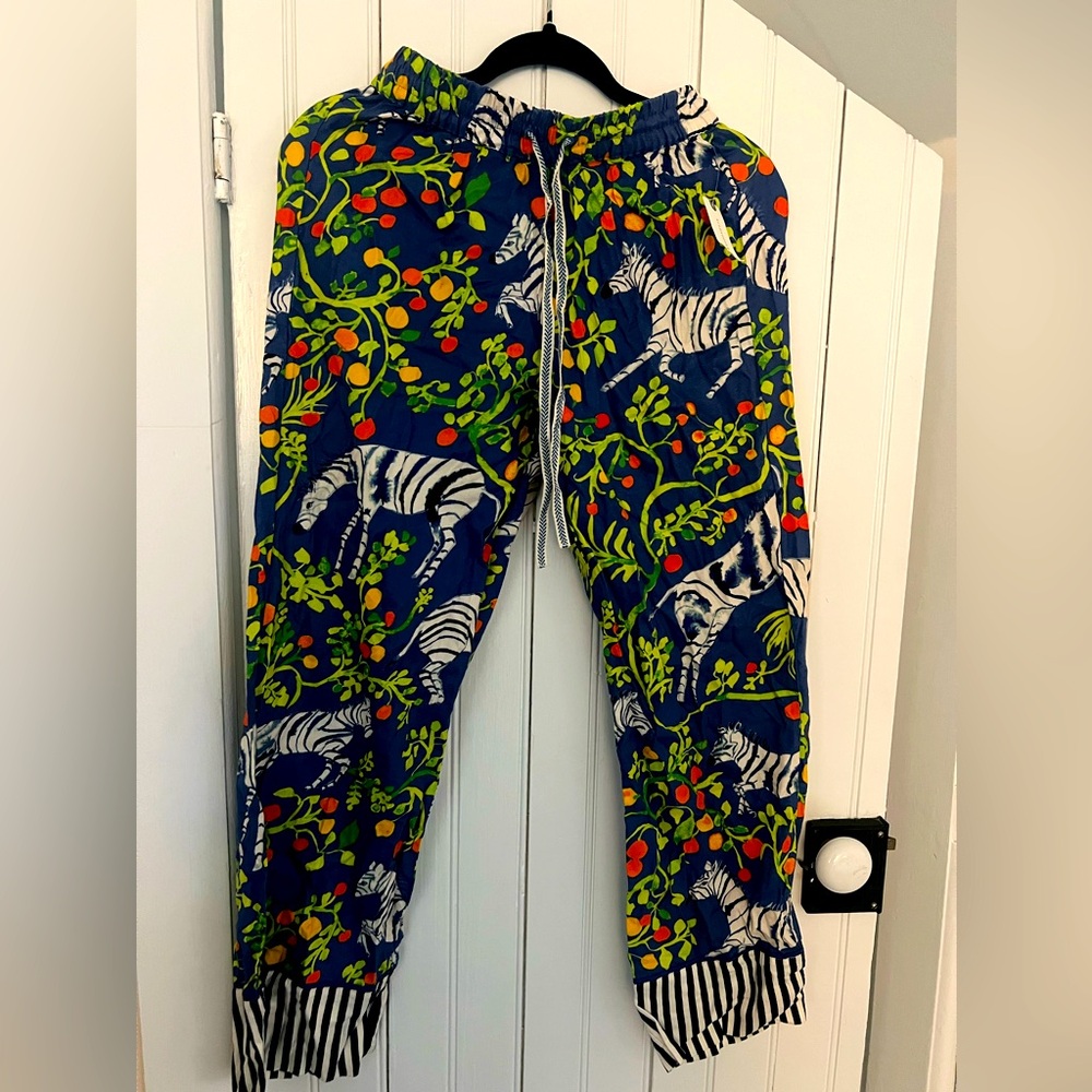 Anthropologie zebra print pajamas